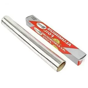 Food Grade Printed Coated Composite Soft Aluminum Foil Lid Roll 0.012mm Thick 30cm Embossed for Kitchen and Retail Packaging