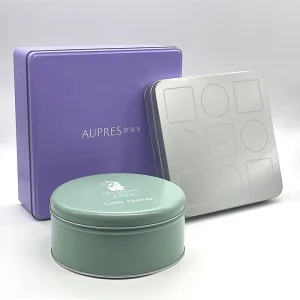 Food-Grade Recycled Tinplate Cookie Packaging Boxes for Biscuits Cake Candy and Sugar