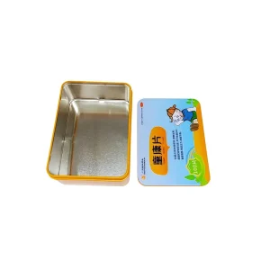 Food-Grade Round Metal Tin Container for Candy, Cookies, Chocolate, and Coffee