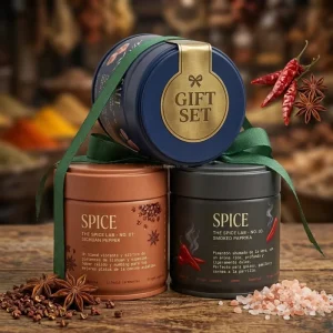 Food Grade Small Spice Tin Can Stackable Screw Lid Foil Sticker Metal Container for Salt Seasoning Powder Moisture Proof Custom