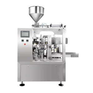 Food-Grade Stand-Up Pouch Packaging Machine Automatic Pump Filler for Liquid, Powder, and Granules