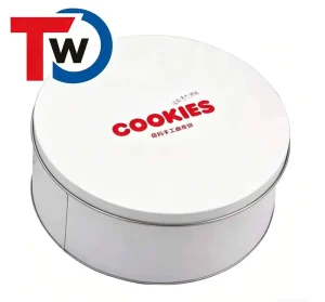 Food Grade Tinplate Cake Tins 6-12 Inch Recyclable Customizable Logo for Baking Snacks Candy Cookies Chewing Gum Bread