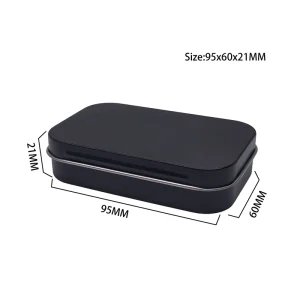 Food-Grade Tinplate Candy Container Eco-Friendly Recyclable Metal Pill Tin Box
