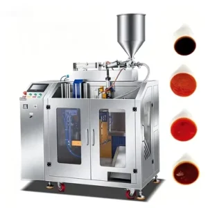 Food Grade Vertical Spout Pouch Filling Sealing Machine for Liquid and Paste