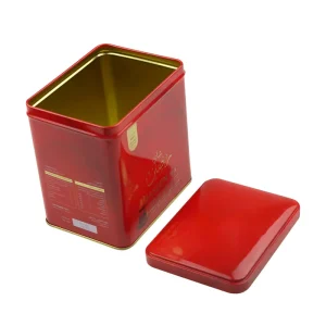 Food Safe Airtight Custom Tinplate Packaging for Loose Leaf Tea Coffee Beans Cookie Candy