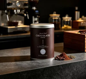 Food-Safe Cylindrical Round Tin Can with Lid, Custom Printed Tinplate Container for Confectionery and Dry Food Storage