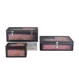Food-Safe Printed Rectangular Metal Tin Box for Cookies, Candy, and Chocolate