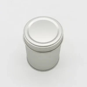 Food Safe Round Printed Tea Tin Canister for Tea and Coffee Storage