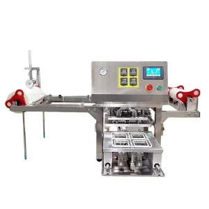 Food Tray Film Sealing Machine for Plastic Containers