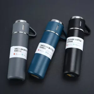 Food Vacuum Flask Travel Thermal Water Bottle Tumbler Cup Mug Gift Set 304 Insulated Stainless Steel Modern Hot Water Business
