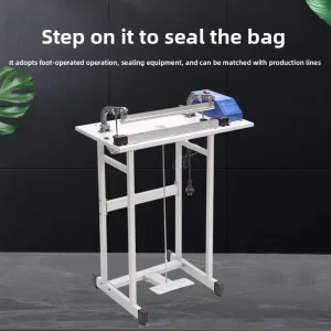 Foot-Operated Continuous Sealing Machine for Food, Plastic, and Non-Woven Bags
