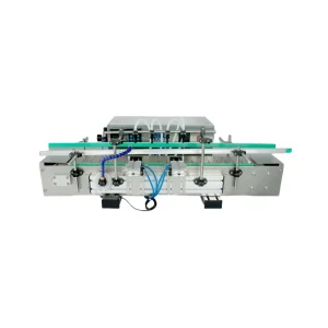 Four-Head Liquid Filling Machine with Diaphragm Pump and Electric Operation