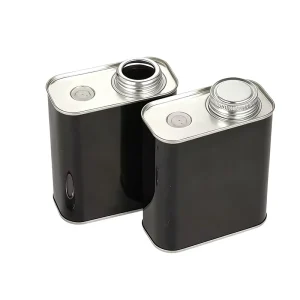 Free Food Grade Square Tinplate Container for Matcha Tea Coffee Seasonings & Condiments Candy Nuts Oil Metal Storage Packaging
