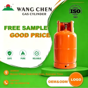 Free Sample High Quality Refillable Low Pressure LPG Steel Cylinder 12.5kg Empty LPG Gas Cylinder for Africa Market