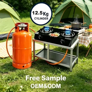 Free Sample Hot selling HOME COOKING LPG Gas Cylinders for Kyrgyzstan