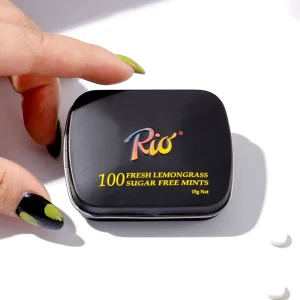 Free Sample Mini Empty Custom Metal & Plywood Candy Mint Tins Box with Plastic Insert Recycled Materials Food Grade