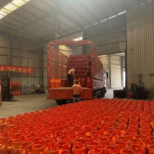 Free Sample Wangchen Cylinder LPG 25LBS 26.5L 12.5KG Steel LPG Gas Cylinder with Low Pressure for Home Cooking