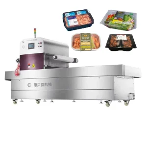 Full Automatic Tray Sealing Packing Machine for Seafood Premade Dishes Meat and Food Products