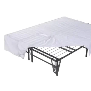 Full Size Foldable Metal Bed Frame Bedroom Furniture for Home Use