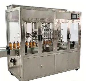 Fully Automatic Bottle Liquid Filling Capping and Labeling Production Line for Diesel and Engine Oil