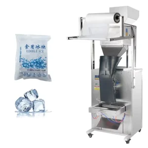 Fully Automatic Easy to Operate Ice Cube Beverage & Food Sachet Bag Film Plastic Filling Sealing Packaging Machine
