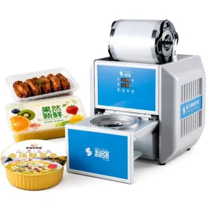 Fully Automatic Electric Induction Sealing Machine for Button-Type Takeaway Boxes, 220V