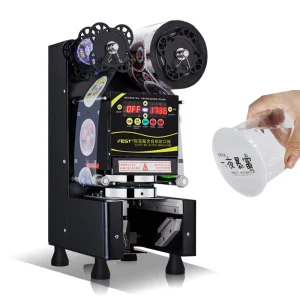 Fully Automatic Electric Paper and PP Cup Sealing Machine for Bubble Tea Juice and Drinks