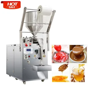 Fully Automatic Food Filling Packaging Machine for Ketchup Fruit Pulp & Jam with Pouch Film Options