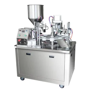 Fully Automatic Packaging Achines Hair Cream Paste Tube Filling Sealing Machine