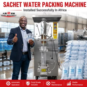 Fully Automatic Sachet Pouch Pure Water Beverage Juice Filling Sealing Machine