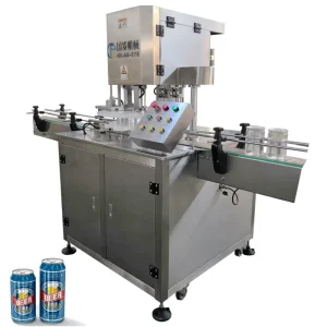 Fully Automatic Stainless Steel Can Sealing Machine for Juice Beer and Beverage Cans