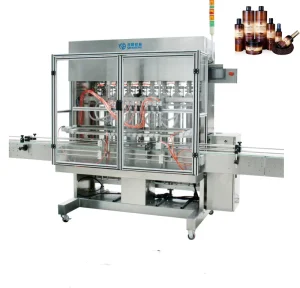Fully Automatic Stainless Steel Shampoo Cream Filling Capping and Labeling Machine for Cosmetics Lotion and Oil