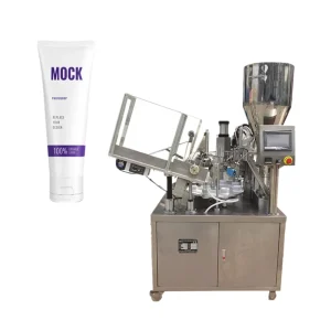 Fully Automatic Tube Filling and Sealing Machine High Speed PLC Screen Control Packaging Machines for Cosmetic Cream Toothpaste