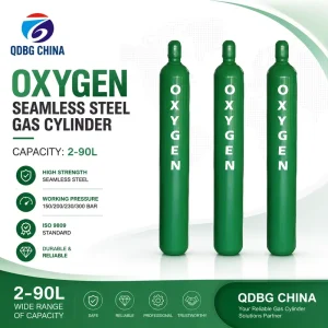 GB ISO CE DOT 5L 10L 15L 20L 40L 47L 50L Steel High Pressure Industrial Gas Cylinder