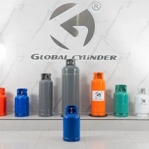 GLOBAL Brand West Africa 12.5KG Empty Steel LPG Gas Cylinder 26.5L Capacity 34BAR Pressure 2.5MM Wall Thickness 300MM Outer