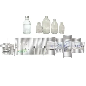 GMP Standard Whole Line Aseptic Powder Filling Sealing Washing and Capping Machine