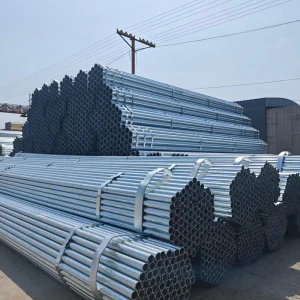 Galvanized Round Pipe for Greenhouse Q195 25mm 32mm OD GI Tube Factory Price High Quality Zinc Coated Steel Pipe Manufacturer