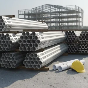 Galvanized Steel Pipe Round Metal Tube