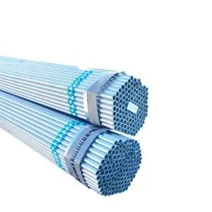 Galvanized Steel Round Pipe 25mm 0.8mm 1.0mm 1.2mm Thickness JIS ASTM AiSi GB