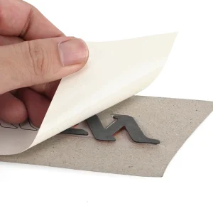 Gilded Soft Emblem Custom 3D Metallic Logo Label Sticker with Strong Adhesive for Clothing Shoes Bags Brand Owners