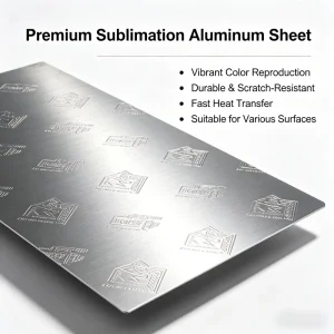 Gloss White Sublimation Aluminum Metal Sheet Blank 0.55mm Heat Press Sign Decor 20×30 30×40 40x60cm for UHD Metal Photo Printing