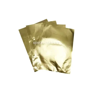 Gold Leaf Foil Sheets Metallic Coloured Aluminum Foil for Gift Wrapping