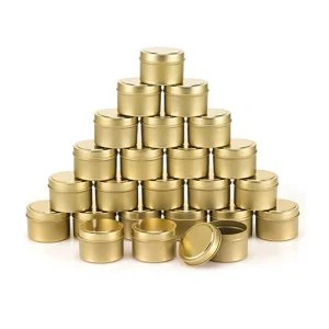Gold Metal Tin Can for Candles Making