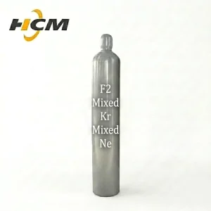 HCM F2 Mixed Kr Ne High Purity Chemicals ISO9001 Certified Colorless Industrial Gas Cylinder for Semiconductor