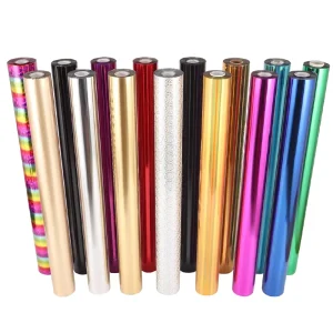 HDFOIL 12 Micron PET Hot Stamp Metal Stamping Foil for Paper Plastic Fabric & Leather (Zhejiang Origin)