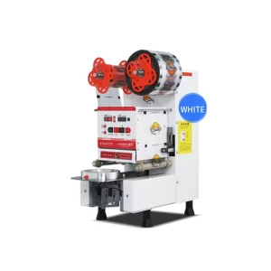 HENGZHI High Accuracy Electric Automatic Heat Sealing Machine for Bubble Tea Boba Cups Paper Cartons Beverage Coffee Shops