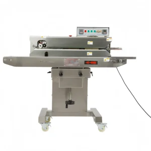 HXD-1100H Continuous Vacuum Sealing Machine Nitrogen Gas Flushing Band Sealer for Plastic Containers