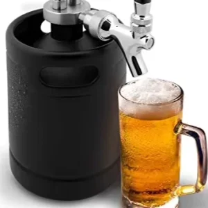 Half Barrel Draft Beer Machine Cooler with Dual Tap for Bars and Restaurants