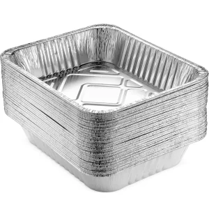 Half Size 9X13 Extra Heavy Duty Disposable Aluminium Foil Containers Baking Pans for Caterers Restaurants & Hotels for Buffets