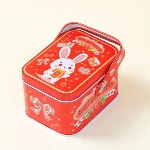 Handheld Tin Box Metal Can Wedding Candy Box Iron Box Chocolate Packaging Metal Box